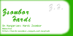 zsombor hardi business card